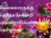 வேலைகாரருக்கு தெரிந்ததேயன்றி பந்திவிசாரிப்புக்காரனுக்கு தெரியலை.