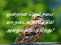 அழைக்கப்படுகிறது