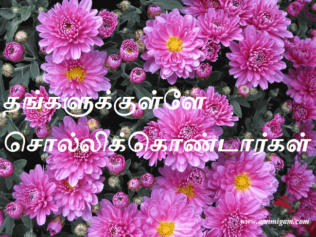 தங்களுக்குள்ளே சொல்லிக்கொண்டார்கள்.