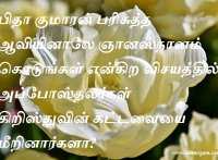 அப்போஸ்தலர்கள் கிறிஸ்துவின் கட்டளையை மீறினார்களா