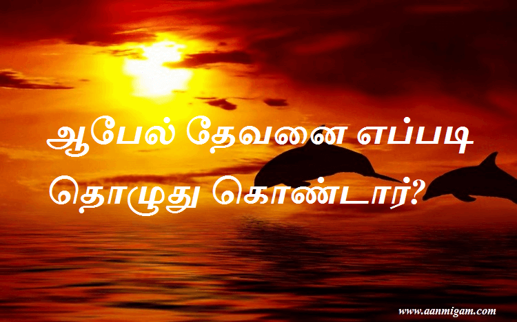 ஆபேல் தேவனை எப்படி தொழுது கொண்டார்