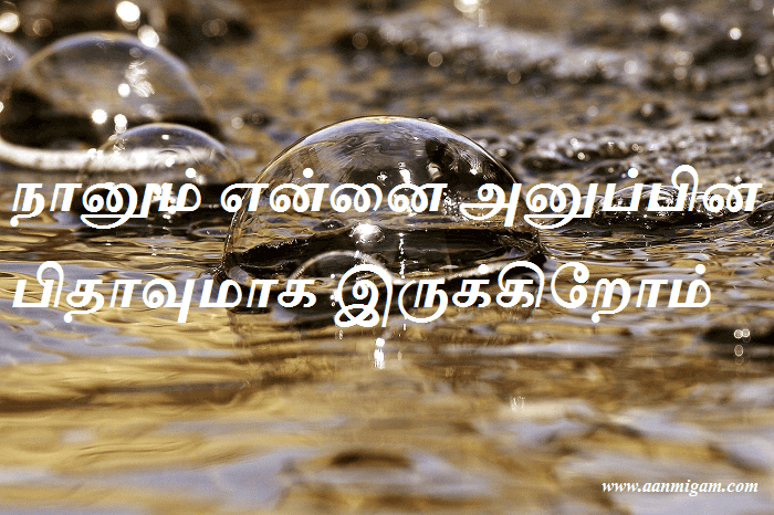 நானும் என்னை அனுப்பின பிதாவுமாக இருக்கிறோம்