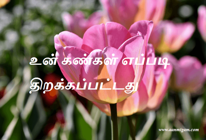 உன் கண்கள் எப்படி திறக்கப்பட்டது