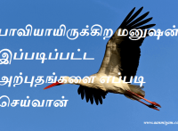 பாவியாயிருக்கிற மனுஷன் இப்படிப்பட்ட அற்புதங்களை எப்படி செய்வான்