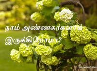 நாம் அண்ணகர்களாய் இருக்கிறோமா