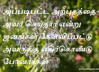 அப்படிபட்ட அற்புதத்தை அவர் செய்தார் என்று ஜனங்கள் கேள்விப்பட்டு