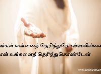 நீங்கள் என்னைத் தெரிந்துகொள்ளவில்லை, நான் உங்களைத் தெரிந்துகொண்டேன்