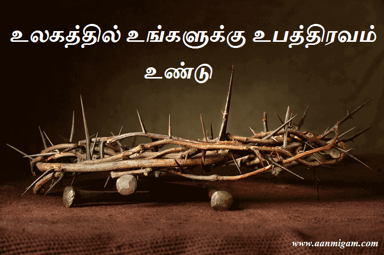 உலகத்தில் உங்களுக்கு உபத்திரவம் உண்டு
