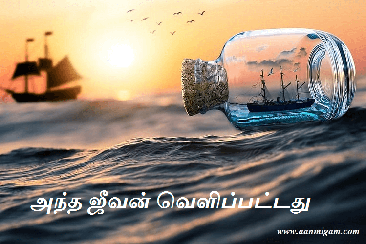 அந்த ஜீவன் வெளிப்பட்டது