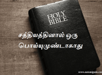 சத்தியத்தினால் ஒரு பொய்யுமுண்டாகாது
