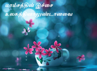 மாம்சத்தின் இச்சை உலகத்தினாலுண்டானவை.