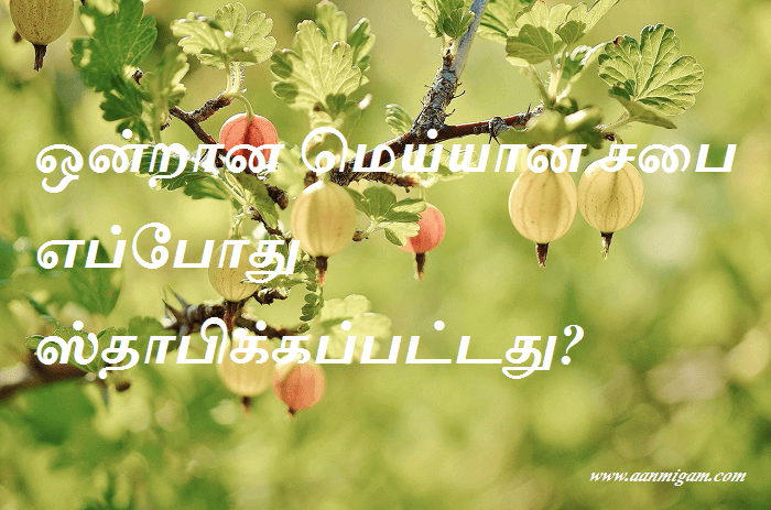 ஸ்தாபிக்கப்பட்டது